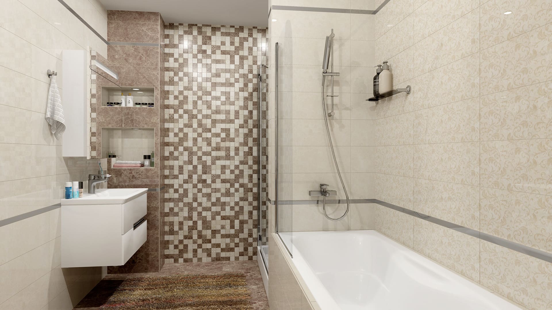 Как клеить мозаику в ванной комнате самостоятельно: технология укладки и выбор клеевой основы