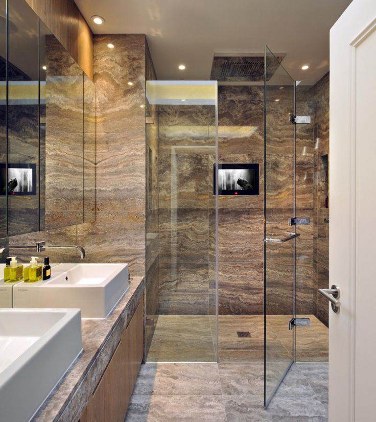 мраморная ванная комната дизайн 